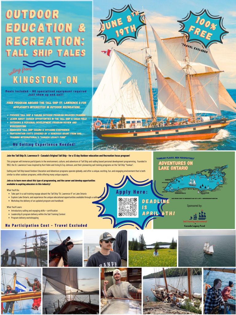 outdoor education & recreation tall ship tales